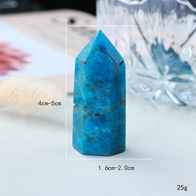 Point Tower Natural Apatite Home Display Decoration PW-WG91959-02-1
