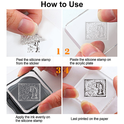 Custom PVC Plastic Clear Stamps DIY-WH0448-0487-1