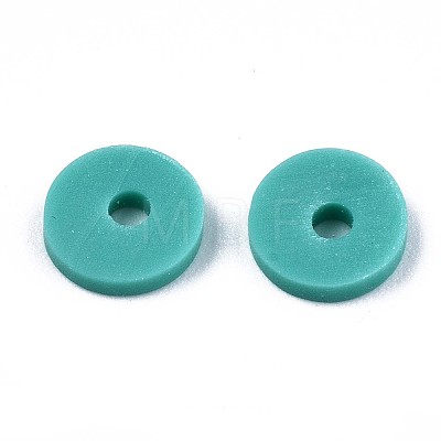Handmade Polymer Clay Beads X-CLAY-Q251-6.0mm-37-1