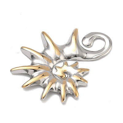 Two Tone 304 Stainless Steel Pendants STAS-K322-18E-GP-1