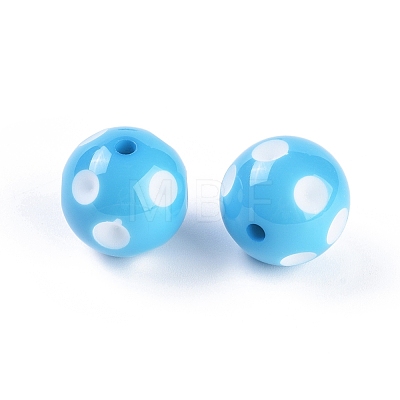 20MM Chunky Bubblegum Acrylic Round Beads X-SACR-S146-20mm-06-1