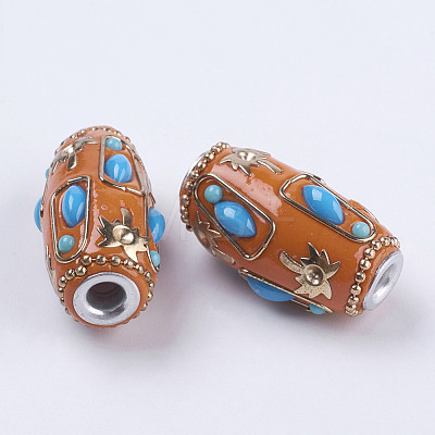 Handmade Indonesia Beads IPDL-R418-06-1