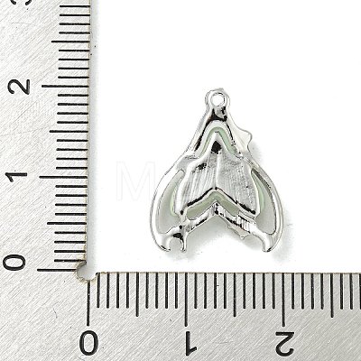 UV Plating Alloy Resin Pendants FIND-M033-06A-03-1