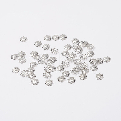 Iron Fancy Bead Caps IFIN-A017-N-NF-1