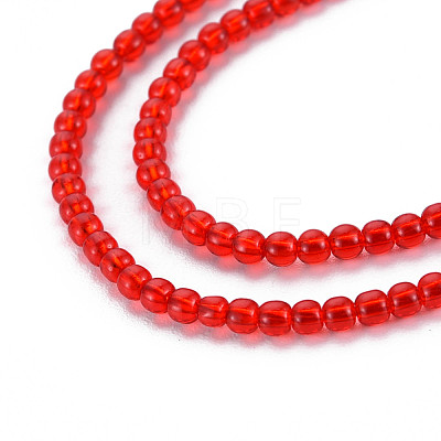 Glass Beads Strands X-GLAA-N041-008I-1