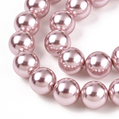 Glass Pearl Beads Strands HY-G002-01E-05-1