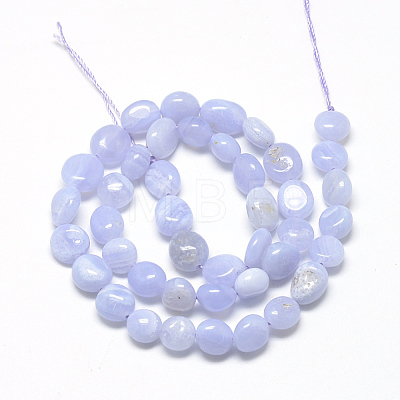 Natural Agate Beads Strands X-G-R445-8x10-10-1