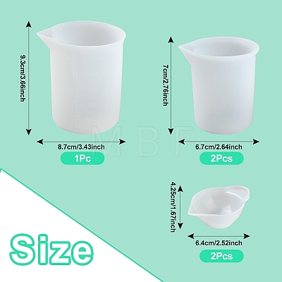 Silicone Mixing Cups & Measuring Cups TOOL-YW0001-37-1