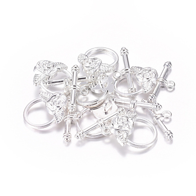 Tibetan Style Alloy Toggle Clasps X-LF0026Y-S-1