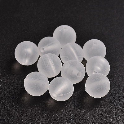 Round Transparent Acrylic Beads PL705-1