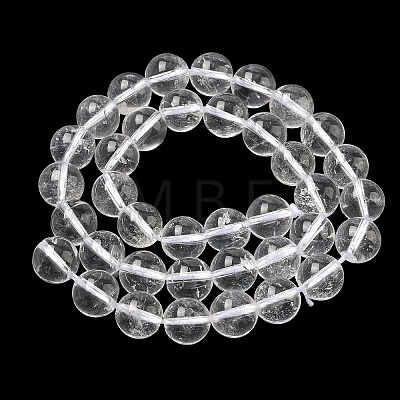 Natural Quartz Crystal Beads Strands G-C265-A02-10mm-1