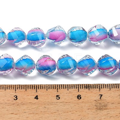 Two Tone Resin Beads Strands GLAA-T035-02E-1