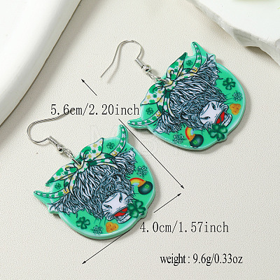Acrylic Dangle Earrings FS-WG4D8B0-01-1