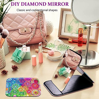 Folding Mirror DIY Diamond Painting Kit PW-WG7E75E-01-1