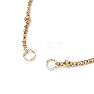 304 Stainless Steel Satellite Chain Slider Bracelet Making AJEW-JB01554-02-1