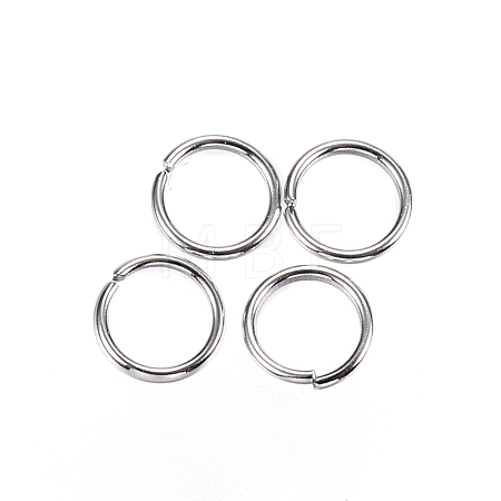 Tarnish Resistant 304 Stainless Steel Open Jump Rings STAS-E147-36P-1