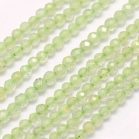 Natural Prehnite Beads Strands G-F509-30-3mm-1