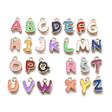 Alloy Enamel Charms ENAM-K075-05G-01-1