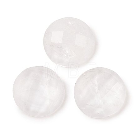 Natural Quartz Crystal Rock Crystal Cabochons G-C146-03N-1
