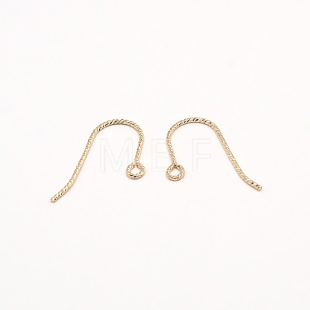 Yellow Gold Filled Earring Hooks KK-A130-04-1