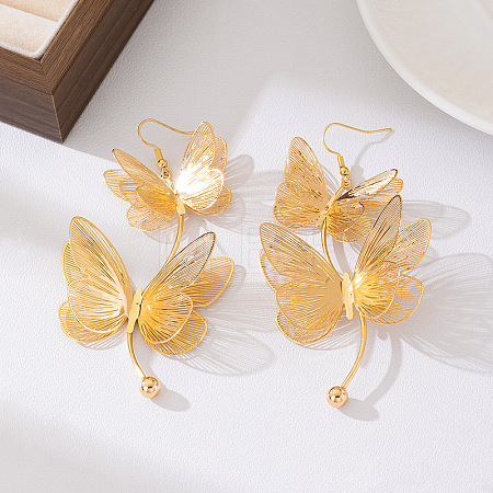 Filigree Alloy Dangle Earrings for Women WG93FB0-01-1