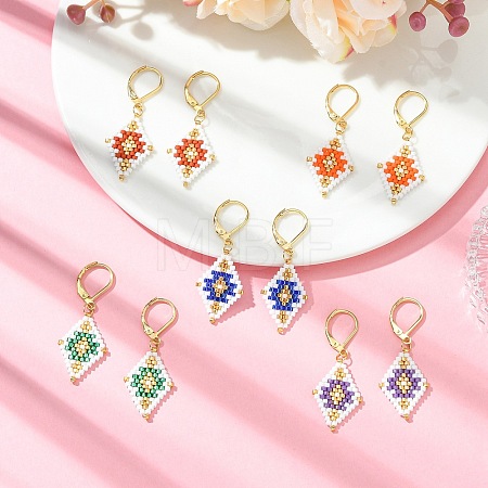 304 Stainless Steel Leverback Earrings EJEW-MZ00733-1