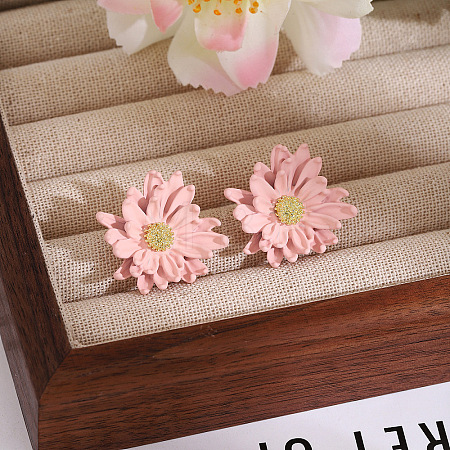 Baking Paint Alloy Stud Earrings WG8D079-04-1
