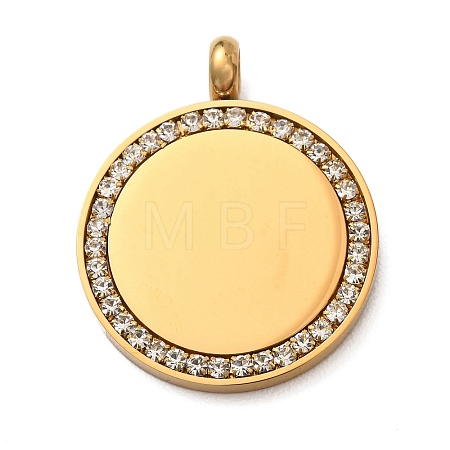 304 Stainless Steel Pendants STAS-F362-02G-1