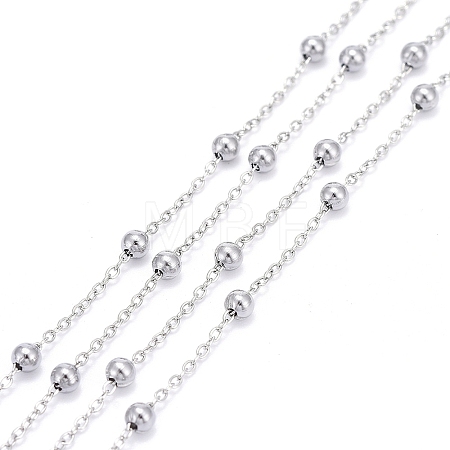 Tarnish Resistant 304 Stainless Steel Cable Chains CHS-F013-04P-1