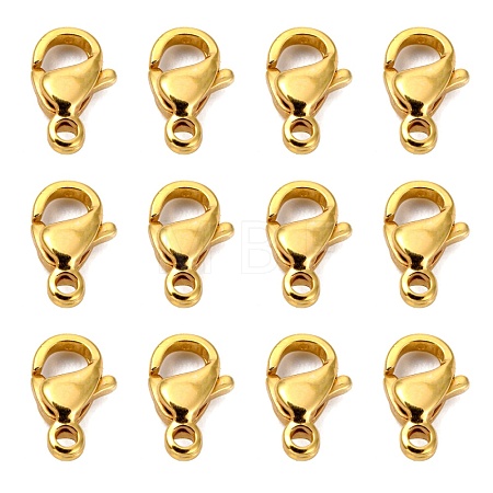 304 Stainless Steel Lobster Claw Clasps STAS-R050-9x5mm-02-1