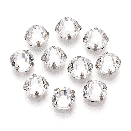Flat Round Sew on Rhinestone KK-N282-01D-P-1