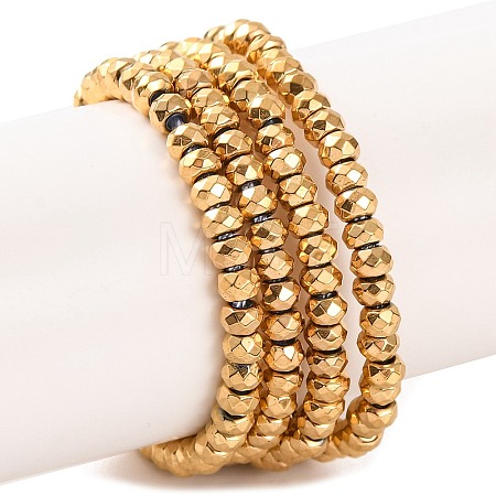 Electroplated Synthetic Non-magnetic Hematite Beads Strands G-H027-E01-02-1