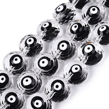 Glass Enamel Beads Strands GLAA-Q112-01A-01-1