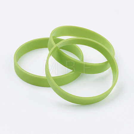 Silicone Wristbands Bracelets LS-BJEW-J176-180-01-1