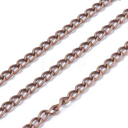 Iron Twisted Chains Curb Chains CHS007Y-R-1