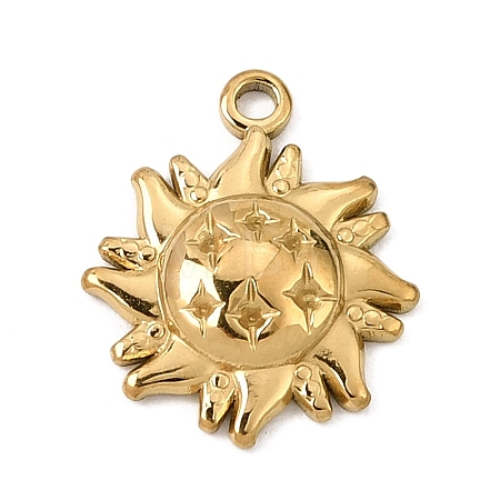 304 Stainless Steel Pendant Rhinestone Settings SA-CBA0563-33G-1