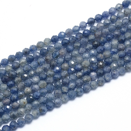 Natural Iolite/Cordierite/Dichroite Beads Strands G-G823-15-3.5mm-1