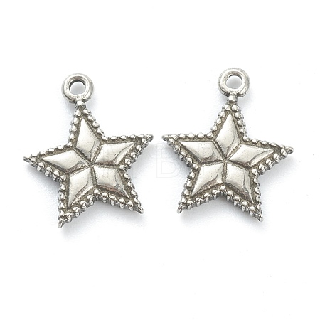 Non-Tarnish 304 Stainless Steel Charms STAS-P279-47P-1