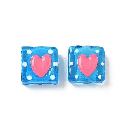 Handmade Lampwork Enamel Beads LAMP-G147-02J-1