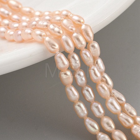 Natural Cultured Freshwater Pearl Beads Strands PEAR-P062-02A-1