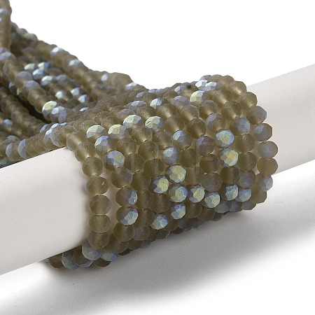 Transparent Glass Beads Strands EGLA-A034-T4mm-MB16-1