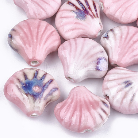 Handmade Porcelain Beads X-PORC-S498-36G-1
