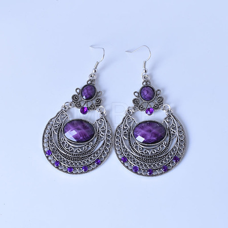 Bohemian Style Teardrop Alloy Dangle Earrings FS-WG803BC-04-1