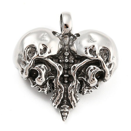 316L Surgical Stainless Steel Pendants STAS-D012-03AS-1
