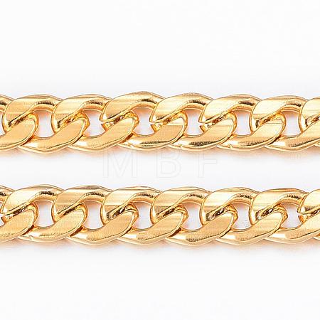 Ion Plating(IP) 304 Stainless Steel Cuban Link Chains CHS-H009-14G-1