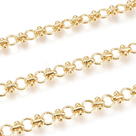 Handmade Brass Link Chains X-CHC-M019-02G-1