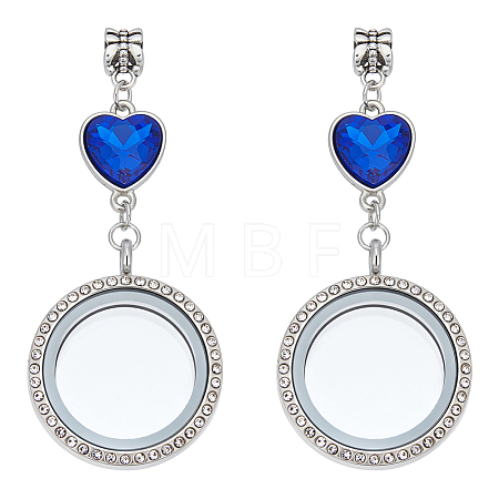 Alloy Locket Photo Pendants FIND-WH0181-05-1