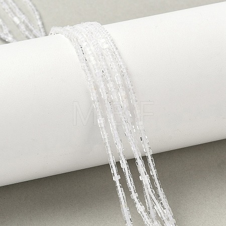 Natural Quartz Crystal Beads Strands G-G271-G06-1x1.5mm-1