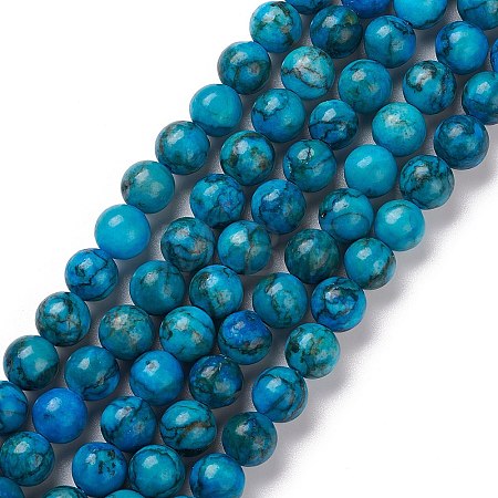 Natural Howlite Beads Strand G-E592-01-1