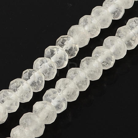 Natural Quartz Crystal Beads Strands G-R186-14-1